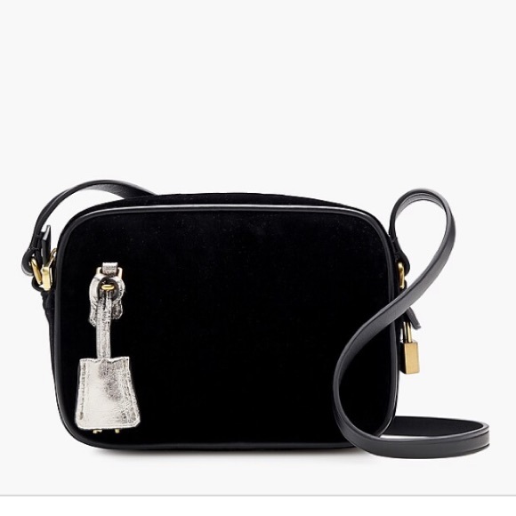 J. Crew Handbags - J Crew velvet Signet bag